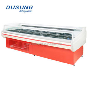 Süpermarket et tezgah vitrini buzdolabı balık açık buzdolabı <span class=keywords><strong>Chiller</strong></span> - Product Image 3