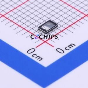 1TS015B-1200-0450-CT Tactile Switch SMD,3x2mm Switch Single Pole Single Throw Round Button 1.2N Vertical Mount - Product Image 1