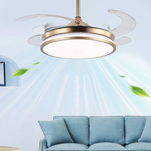 Ventilatorlampe, hohe Windkraft, Deckenleuchte, Esszimmer, Wohnzimmer, Schlafzimmer, Kronleuchter mit variabler Frequenz - Product Image 4