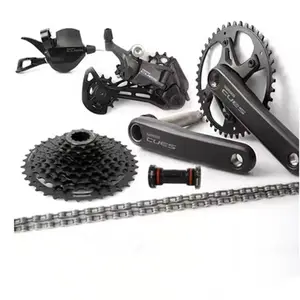 طقم سرعةshimano cu6000 طقم سرعة دراجة Derailleur رافعة تحويل LG300 حذافة U6000 Crankset LG500 سلسلة MT501 قوس سفلي