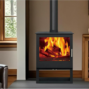 Stufa a Legna Eco-Design 10kW, Caminetto Moderno ad Alta Efficienza per Riscaldamento di Soggiorni Open Space - Product Image 6
