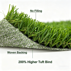 <span class=keywords><strong>Gazon</strong></span> artificiel tissé <span class=keywords><strong>anti</strong></span>-UV en rouleau, sans entretien, écologique, pour la décoration de balcon - Product Image 3