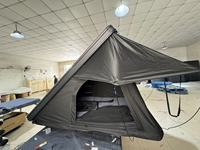 Tente de toit rigide en aluminium triangulaire, grand espace, imperméable, pour 3 personnes, pour SUV, camping