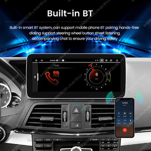 MEKEDE Radio mobil navigasi Gps layar <span class=keywords><strong>Android</strong></span> besar, pemutar otomatis WiFi 4G LTE 8core 12 + 512G Untuk Benz e-class C207 - Product Image 5