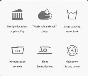 POHIR-760 lavapavimenti magnetici a doppia spazzola per pavimento verificato fornitore della stazione della metropolitana di aspirazione e pulizia del calcestruzzo - Product Image 5