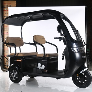 รถสามล้อไฟฟ้า 500W 48v20A สำหรับใช้ในครัวเรือน สกู๊ตเตอร์ขนาดเล็กแบบสามที่นั่ง ปรับได้ รถสามล้อไฟฟ้ายอดนิยม - Product Image 6