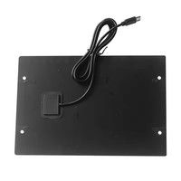 Chargeur Solaire Monocristallin ETFE PERC 5W 5V, Efficacité 22%, pour Power Bank, Téléphone Portable, Caméra de Sécurité, Cour