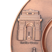 Plaque de remise de prix personnalisée, Bronze Antique, métal gaufré, Logo 3d, trophée, Plaque Souvenir, rome, Nigeria