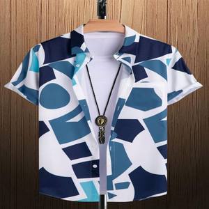 Les chemises à manches courtes sont à la mode, à la mode, simples et décontractées pour les hommes. <span class=keywords><strong>Ils</strong></span> deviendront populaires à l'été 2025 - Product Image 2