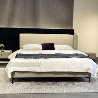 Gainsville Furniture Mobilier moderne pour chambre à coucher Chine Dernier design Lit Mobilier pour chambre à coucher Lit king size en bois Lit double