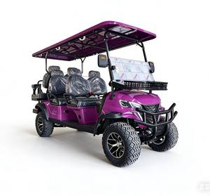 Voiturette de golf électrique tout-terrain 4 places à 4 roues, homologuée pour la route, alimentée par batterie au lithium 48V 60V, modèle 2026, à vendre - Product Image 4