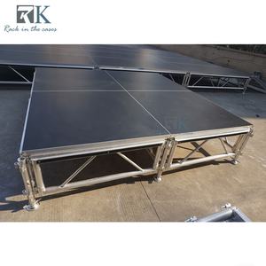 Soporte de escenario de aluminio Plataforma de instalación rápida Escenario resistente para espectáculos - Product Image 4