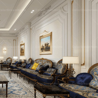 Ensemble de canapés Majlis sculptés Royal Moioccan Majlis haut de gamme Meubles de luxe Majlis arabes pour l'Arabie saoudite