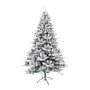 Hot Sale 3FT/5FT/7FT Custom White Frosted Home Luxus Weihnachts baum für Arbol De Navidad