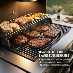 Outdoor Barbecue Mobile Kitchen Stainless Steel Grill Multi-Functional Villa Courtyard Assembled BBQ Table Cabinet - Product Image 4