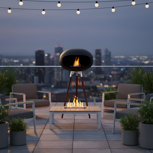 <span class=keywords><strong>Chimenea</strong></span> de <span class=keywords><strong>Bioetanol</strong></span>, Quemador de Alcohol, <span class=keywords><strong>Chimenea</strong></span> de <span class=keywords><strong>Bioetanol</strong></span> Independiente con Trípode, <span class=keywords><strong>Chimenea</strong></span> con Quemador Integrado para Uso en Interiores - Product Image 6