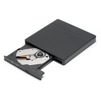 USB 3.0 Slim Portabel CD/DVD +/-RW Drive Burner Eksternal Optik CD/DVD Rom Rewriter untuk Laptop/Desktop PC Pembaca CD-R