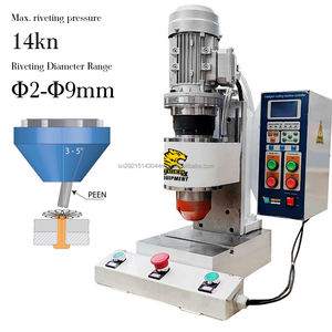 Machine à riveter radiale orbitale pneumatique de table 14kN 0,5-9 mm, machine à riveter à rotation rapide - Product Image 1