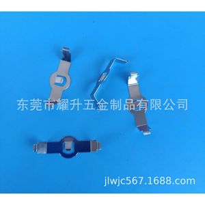 Clip de fixation pour pile CR2032, support à ressort métallique double couche avec pieds droits et courbés pour accessoire de batterie - Product Image 3