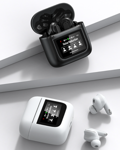 Audífonos TWS Inalámbricos con Pantalla Táctil, Reducción de Ruido, Diseño Nuevo, Modelo en Oferta, Tipo Deportivo, Conexión Tipo-C, Audífonos YW05 Pro - Product Image 3