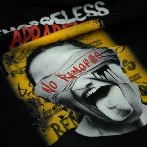 Tùy Chỉnh Trống Dài Tay Áo T Áo Sơ Mi In Kỹ Thuật Số Người Đàn Ông Nặng Quá Khổ Đôi Lớp Dài Tay Áo T-Shirt - Product Image 4