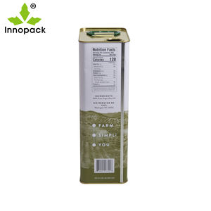 Lattina Quadrata da <span class=keywords><strong>5</strong></span> <span class=keywords><strong>Litri</strong></span> per Conservazione di <span class=keywords><strong>Olio</strong></span> Alimentare - Product Image 6