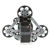 Mecanismo de Engranajes Retro de Color Gris, Mecanismo de Engranajes Antiguo, Máquina de Engranajes de Cuarzo Vintage para Reloj de Pared de Hierro Forjado Español