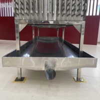 Évaporateur industriel pour entrepôt frigorifique, refroidisseur d'air suspendu au plafond, refroidisseur d'air avec dégivrage à gaz chaud pour entrepôt frigorifique alimentaire