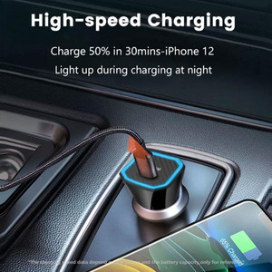EONLINE LED <span class=keywords><strong>para</strong></span> teléfono 20W PD USB <span class=keywords><strong>cargador</strong></span> de coche adaptador <span class=keywords><strong>Samsung</strong></span> <span class=keywords><strong>Galaxy</strong></span> S22 <span class=keywords><strong>A53</strong></span> A22 <span class=keywords><strong>5G</strong></span> Xiaomi Super carga rápida tipo C - Product Image 3