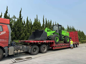 Chargeuse-pelleteuse diesel 856E-MAX verte, équipement de construction robuste, moteur EPA, godet de 400 L, 12200 kg - Product Image 4