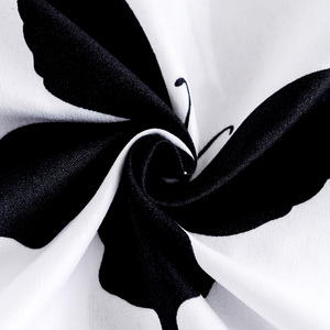 Parure de lit en rose 3D, rose imprimée en 5D, 4 pièces, drap de lit, taies d'<span class=keywords><strong>oreiller</strong></span>, motif floral, couvre-lit - Product Image 6