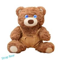 Robot Compagnon Ours en Peluche Interactif avec Commande Vocale pour Enfants, Jouet d'Apprentissage et de Racontage d'Histoires, Robot de Service en Silicone