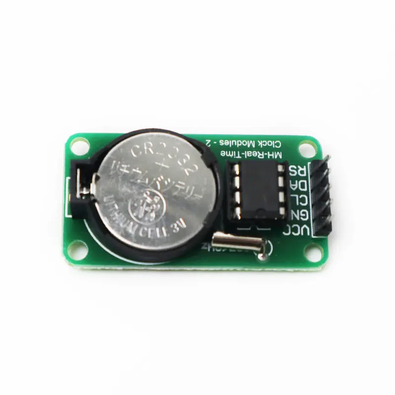 Kits électroniques de bricolage module DS1302 Module d'horloge en temps réel développement de haute précision vert