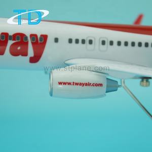 โรงงานผลิตเรซิ่น T'way โมเดลเครื่องบินโบอิ้ง 737 ขนาด 1/100 39.5 ซม. ปรับแต่งได้ - Product Image 5