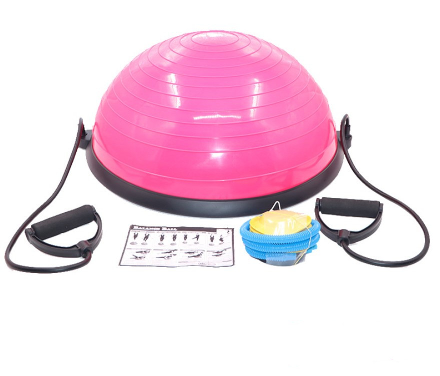 Фирменный мяч для занятий спортом, йогой, шар для занятий йогой с ручкой