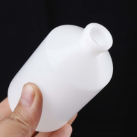 Vial Transparente para Inyección de Vacunas Veterinarias para Mascotas, 100 ml, Estéril, con Tapón de Goma PP/HDPE, Botella para Medicamentos Líquidos