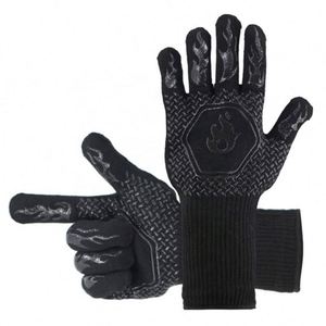 Guantes de Barbacoa Resistentes a Altas Temperaturas, Guantes para Horno, Guantes Ignífugos para Barbacoa, Guantes de Cocina con Aislamiento Térmico - Product Image 3