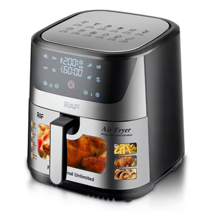 Freidora de Aire Estándar de 8L de Gran Capacidad con Pantalla Táctil, Visible, Sin Aceite, Multifuncional y Eléctrica - Product Image 2