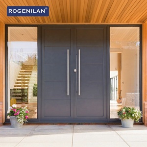 Rogenilan Vente <span class=keywords><strong>en</strong></span> gros directe <span class=keywords><strong>d</strong></span>'usine USA <span class=keywords><strong>Porte</strong></span> principale <span class=keywords><strong>en</strong></span> métal moulé <span class=keywords><strong>d</strong></span>'aluminium Portes <span class=keywords><strong>d</strong></span>'<span class=keywords><strong>entrée</strong></span> modernes à double battant - Product Image 1