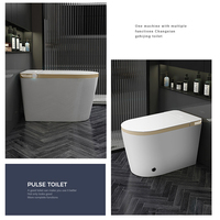Salle de bain intelligente moderne à ouverture automatique wc articles sanitaires électriques toilette commode en céramique toilette bidet intelligente une pièce