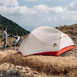 INature - La Mejor Carpa Domo de Aluminio para Dos Personas, de Doble Capa, con Una Habitación, para Tres Estaciones, Impermeable, de Oxford, para Campamento Rápido al Aire Libre - Product Image 5
