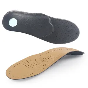 Support de voûte plantaire en croûte de peau de cochon et Latex doux pour enfants, avant-pied en peau de mouton, coussinet de chaussure en cuir véritable, semelle de couverture supérieure - Product Image 1