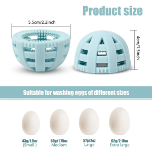 Nuevo Cepillo de Silicona Multifuncional para Huevos, Diseño Personalizado 2024, de Grado Alimenticio, Reutilizable, Ecológico, Transparente, Herramienta de <span class=keywords><strong>Limpieza</strong></span> para Cocina - Product Image 3