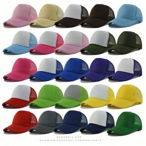 Gorra de camionero de verano para hombre y mujer, gorra casual de esponja con cuerda decorativa y malla, gorra de camionero ligera. - Product Image 2