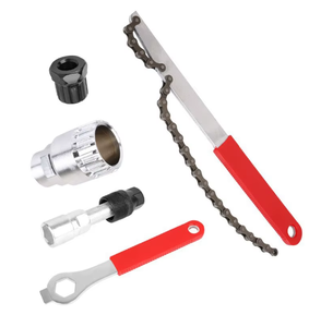 Kit d'outils <span class=keywords><strong>de</strong></span> <span class=keywords><strong>réparation</strong></span> <span class=keywords><strong>de</strong></span> vélo tout-en-un en acier au carbone, extracteur <span class=keywords><strong>de</strong></span> manivelle, boîtier <span class=keywords><strong>de</strong></span> pédalier, ensemble multifonctionnel pour les mécaniciens à domicile, les petites ateliers - Product Image 3
