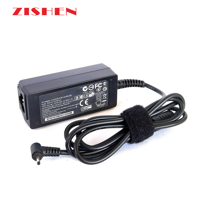 Laptop Charger 19V 2.1A 40W Power Adapter With DC Connector 2.5Mm*0.7Mm