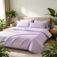 Ensemble de literie pliable 6 pièces, taille Twin/Full/Queen/King, drap imprimé avec 4 taies d'oreiller, utilisation à domicile et en milieu hospitalier