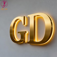 Enseigne lumineuse personnalisée pour salon de beauté, signalétique rétroéclairée LED, enseigne commerciale en métal sur mesure, logo 3D lumineux mural pour la décoration de magasin