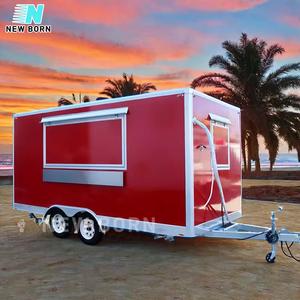 Nuovo nato australia US. standard food truck <span class=keywords><strong>con</strong></span> attrezzatura da cucina mobile cibo rimorchio 110V 220V 380V catering - Product Image 1