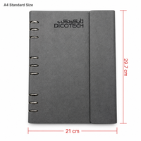 Agenda d'affaires personnalisé avec logo 2027, format A4 A5, en cuir PU, spirale, journal anglais pour cadeaux de bureau